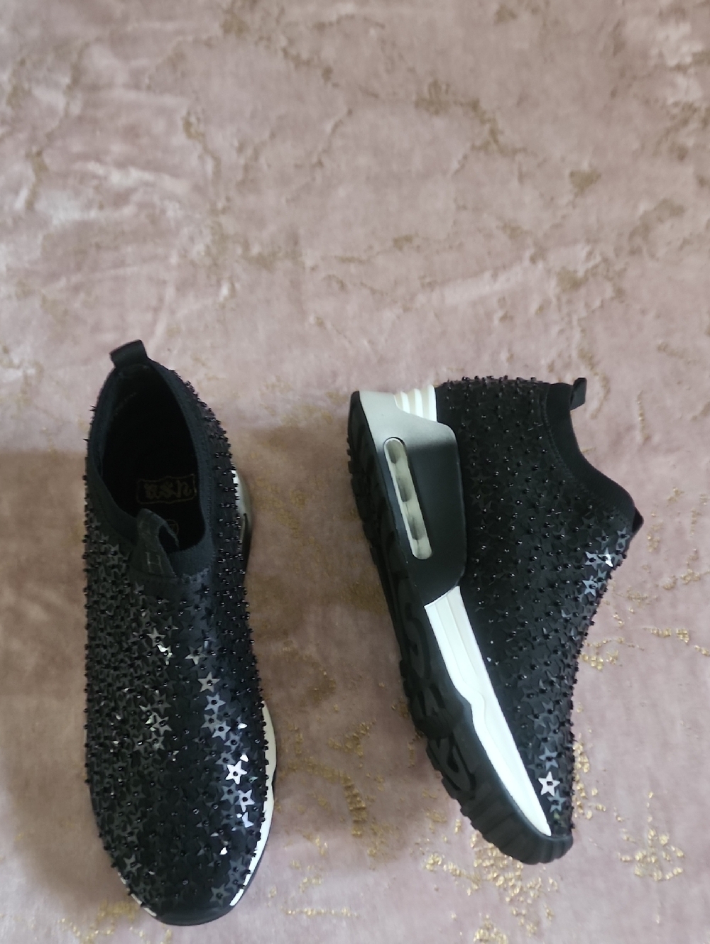 ASH | Lightning Star Black Sneakers